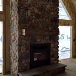 Stone Fireplace